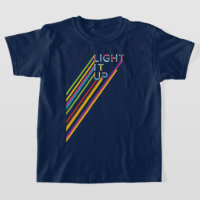Enciende la colorida etiqueta láser neón uniforme
