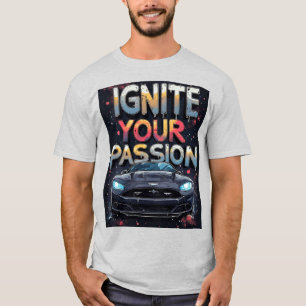 Camiseta 🔥 Enciende la Pasión Diseño de Salpicaduras de Co