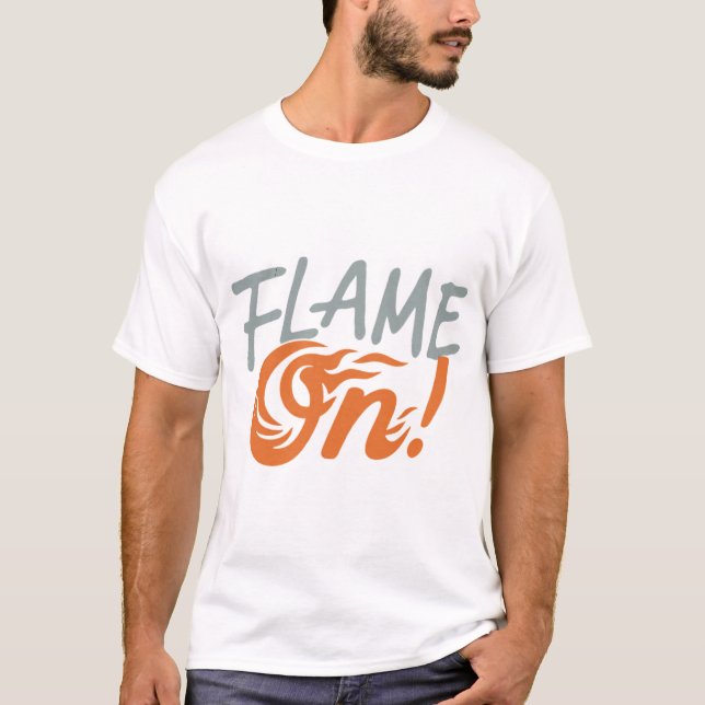 Camiseta "¡Enciende! "pareja (Anverso)