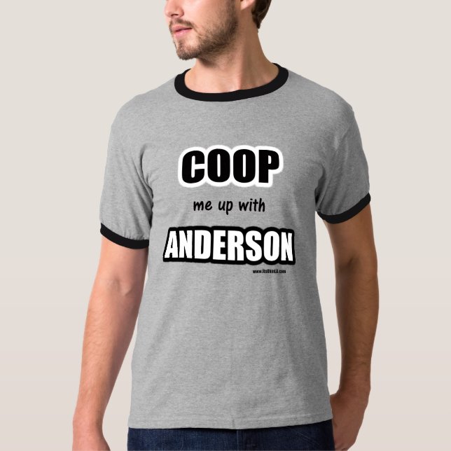 Camiseta Enciérreme para arriba con Anderson (Anverso)