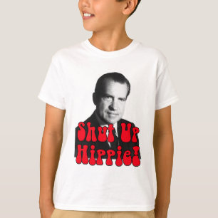 Camiseta Enciierre al Hippie -- Richard Nixon