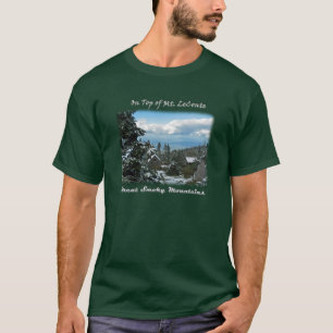 Camiseta Encima de arte de la foto del Mt. LeConte G/M