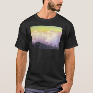 Camiseta Encima De Las Nubes Entusiastas Japoneses De Paisa