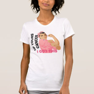 Camiseta Encima el suyo cáncer conseguí esta conciencia del