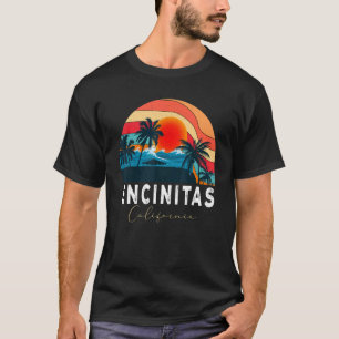 Camiseta Encinitas California Ca Palms Surf Sunset Vintage