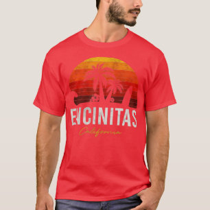 Camiseta Encinitas California CA Palms Surf Sunset Vintage 