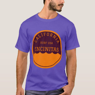 Camiseta Encinitas California Vintage Retro Surf USA Travel