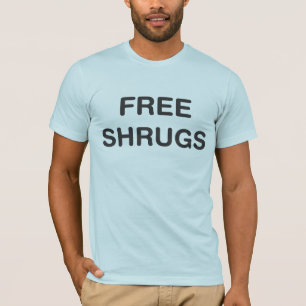 Camiseta Encogimientos de hombros libres