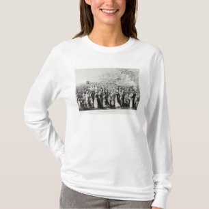 Camiseta Encontrándose en el desierto, grabado por L.