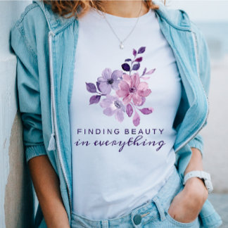 Camiseta Encontrar belleza en todo