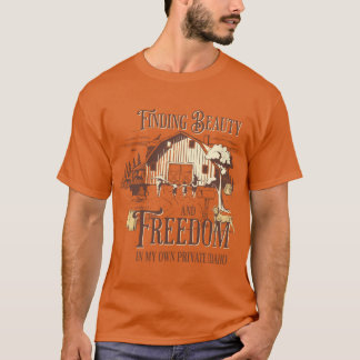 Camiseta Encontrar belleza y libertad en mi propio Idaho pr
