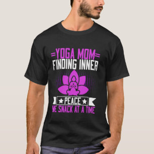 Camiseta Encontrar la paz interior un snack a la vez Yoga M