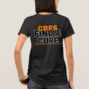 CAMISETA ENCONTRAR UNA CURA/NEGRO...CRPS