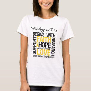 Camiseta Encontrar una curación para el cáncer de la niñez