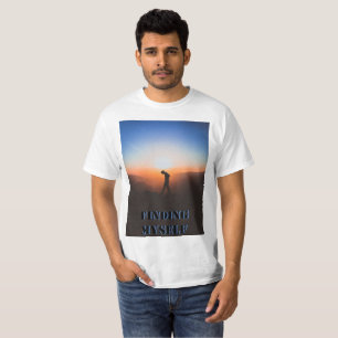 Camiseta Encontrarme gráfico de Sunset y Mariposa