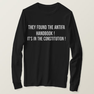 Camiseta ¡Encontraron el manual de Antifa! Está en la Const