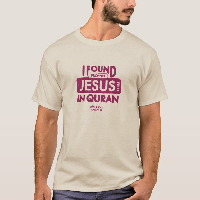 Camiseta Encontré a Jesús en Quran (Anverso)
