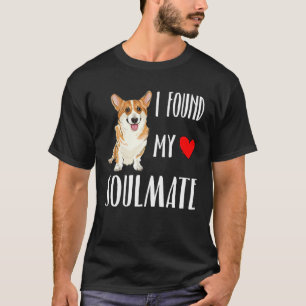 Camiseta Encontré a mi alma gemela Pembroke Welsh Corgi Per