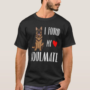 Camiseta Encontré a mi alma gemela Perro Pastor Alemán Mejo