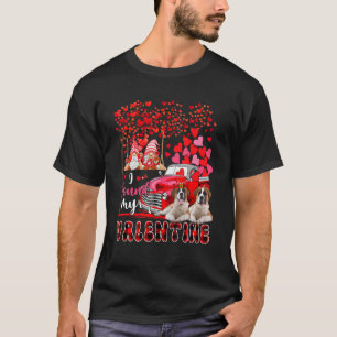 Camiseta Encontré A Valentine Dos Cute St. Bernards Couple