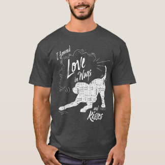 Camiseta Encontré el amor en Wags and Kiss Perro