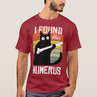 Camiseta Encontré Este Gato Humerus Gracioso De Pun.