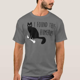 Camiseta Encontré Este Gato Humerus (Humorístico) Gracioso