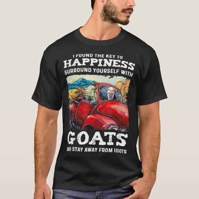 Camiseta Encontré La Llave De La Felicidad Que Te Rodea Con (Anverso)