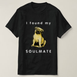 Camiseta Encontré mi alma de pug