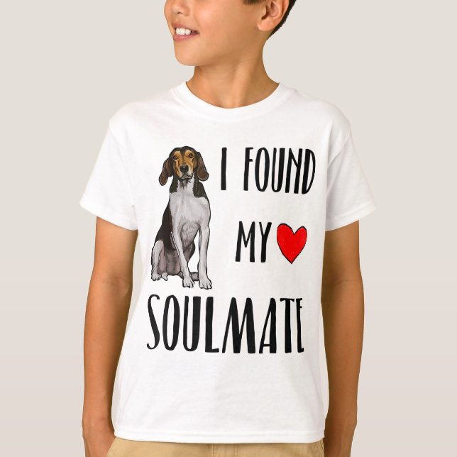 Camiseta Encontré Mi Perro Perro L Del Árbol De Aves (Anverso)