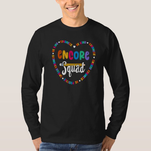 Camiseta Encore Squad Team Be Kind School Encore Mamáes de  (Anverso)