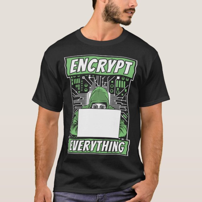 Camiseta Encrypt Everything Black Hat Ethical Hacking Hacke (Anverso)