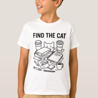 Camiseta Encuentra al Gato – Rompecabezas Óptico de Gato