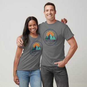 Camiseta Encuentra tu aventura máxima en la montaña al aire
