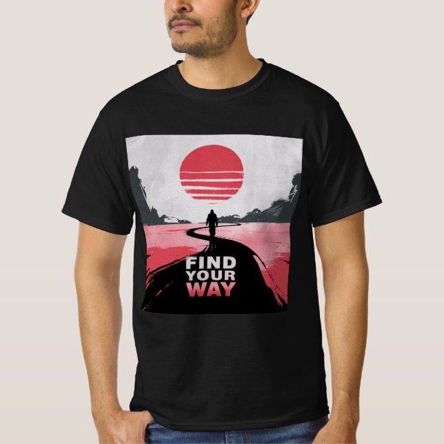 Camiseta Encuentra tu camino (Anverso)