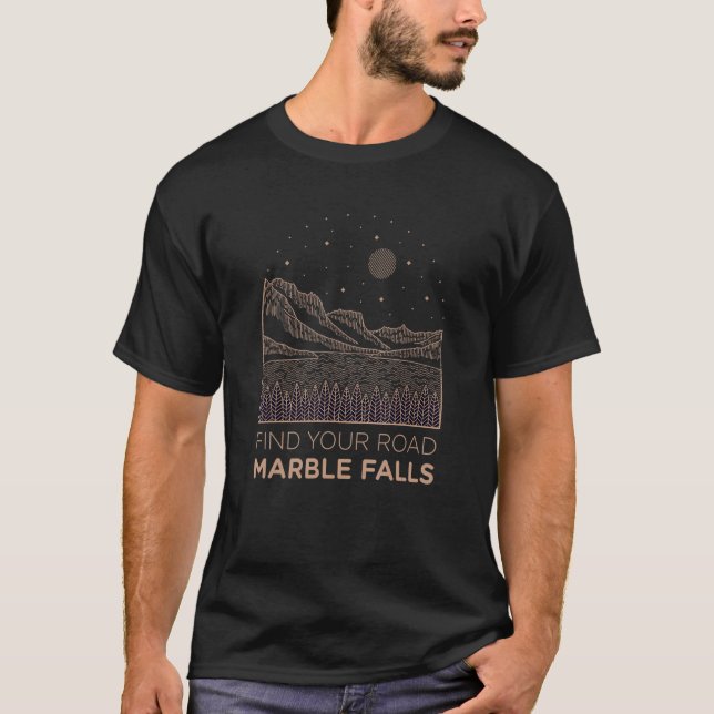 Camiseta Encuentra tu camino Marble al aire libre Cae Natur (Anverso)
