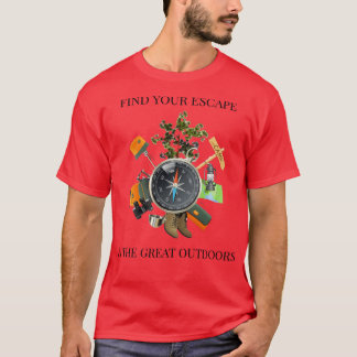 Camiseta Encuentra tu escape en el gran campamento de los e