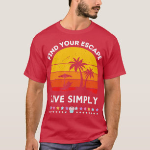 Camiseta ENCUENTRA TU ESCAPE EN VIVO SIMPLEMENTE TShirt
