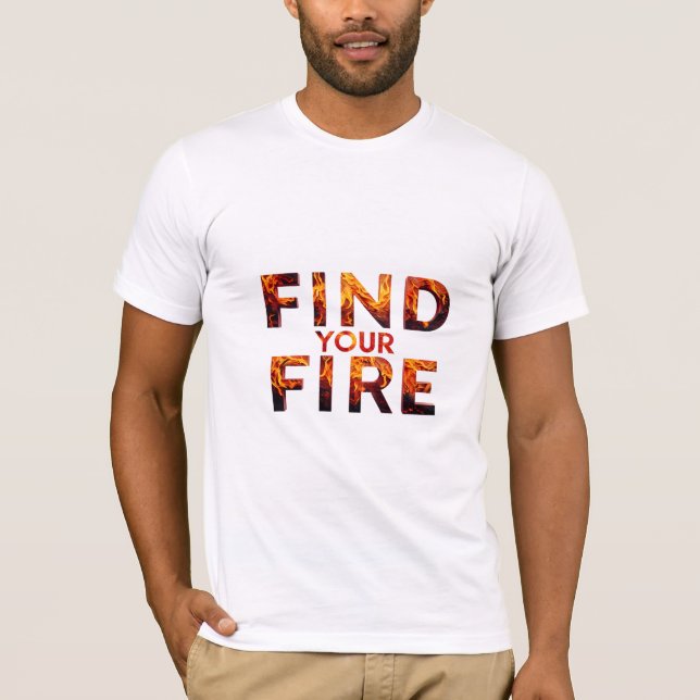 Camiseta Encuentra tu fuego (Anverso)