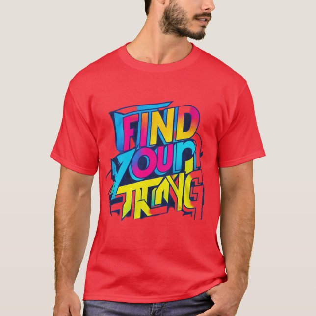 Camiseta Encuentra tu fuerza (Anverso)