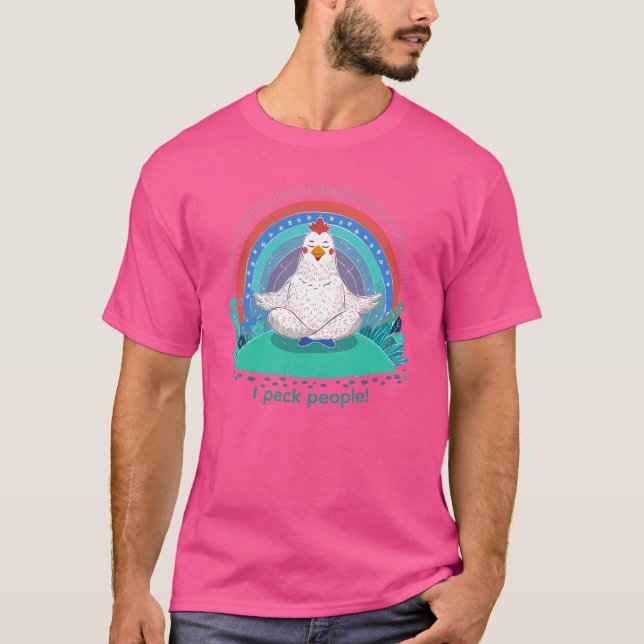 Camiseta Encuentra tu pollo interior. (Anverso)