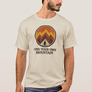Camiseta Encuentra Tu Propia Montaña – Pingüino Inspirador