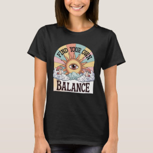 Camiseta Encuentra Tu Propio Equilibrio Sol Celestial
