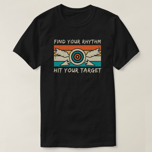 Camiseta Encuentra tu ritmo en tu destino | Archery Lover (Diseño del anverso)