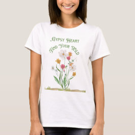 Camiseta Encuentra tu Tee Gráfico Floral Salvaje - Tee Botá