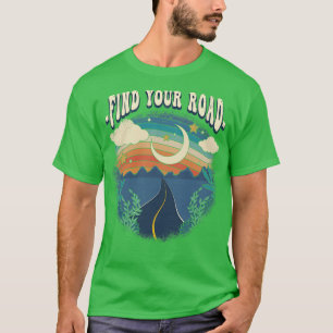 Camiseta Encuentra tu vida de camioneta Nomad Road Viaje Vi