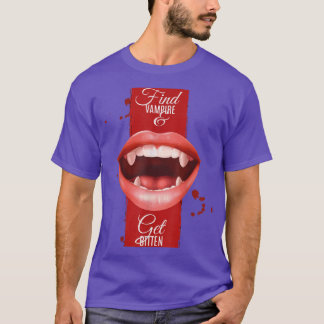 Camiseta Encuentra Vampiros Y Obtén La Petición 2224