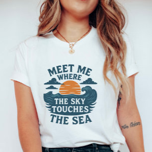 Camiseta Encuentrame donde el cielo toca el mar