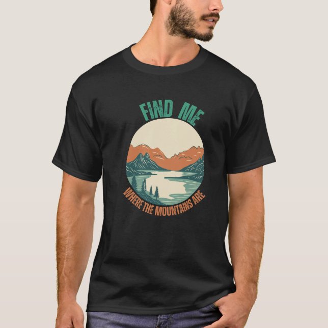 Camiseta Encuéntrame dónde están las montañas los amantes d (Anverso)