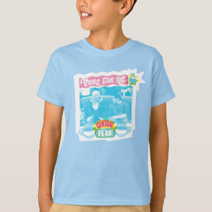 Camiseta Encuentrame en Central Perk Gráfico de Neón